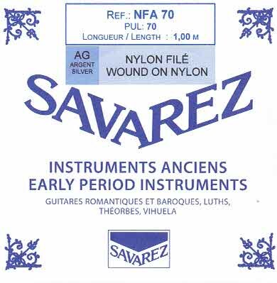 Nylon silverplated wound 620 / 2,42 100 cm