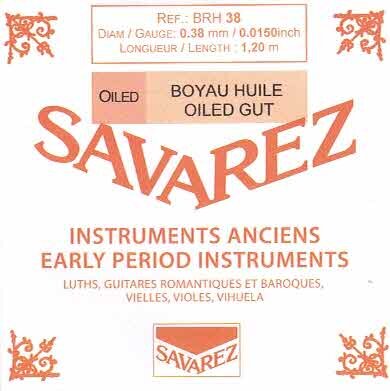 Darm lackiert Savarez 0,44 mm 120 cm