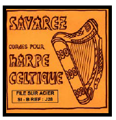 Savarez Harfe Baß J - Mensurbereich 120-135cm 29
