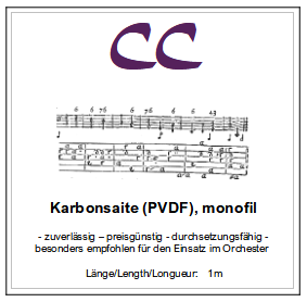 Music-Strings CC 0,52 mm 200 cm