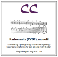 Music-Strings CC 0,52 mm 200 cm