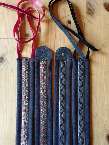 Lute strap  5cm black