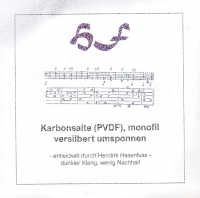 HF-Carbon silverplated wound 120cm (140cm) 1,27 (1,50)