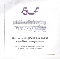 HF-Carbon silverplated wound 105cm (125cm) 1,70 (2,01)