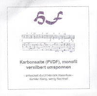 HF-Carbon silverplated wound 120cm (140cm) 1,90 (2,25)