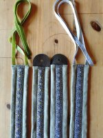 Lautengurt  5cm khaki grün/silber