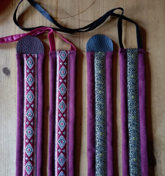 Lute strap 5cm bordeaux